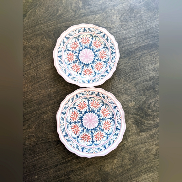 Opalhouse Dining Opalhouse Pink Floral Salad Melamine 85 Plates Poshmark